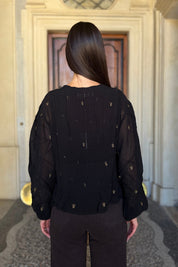 MAISON HOTEL - blusa caterine - BLACKOUT