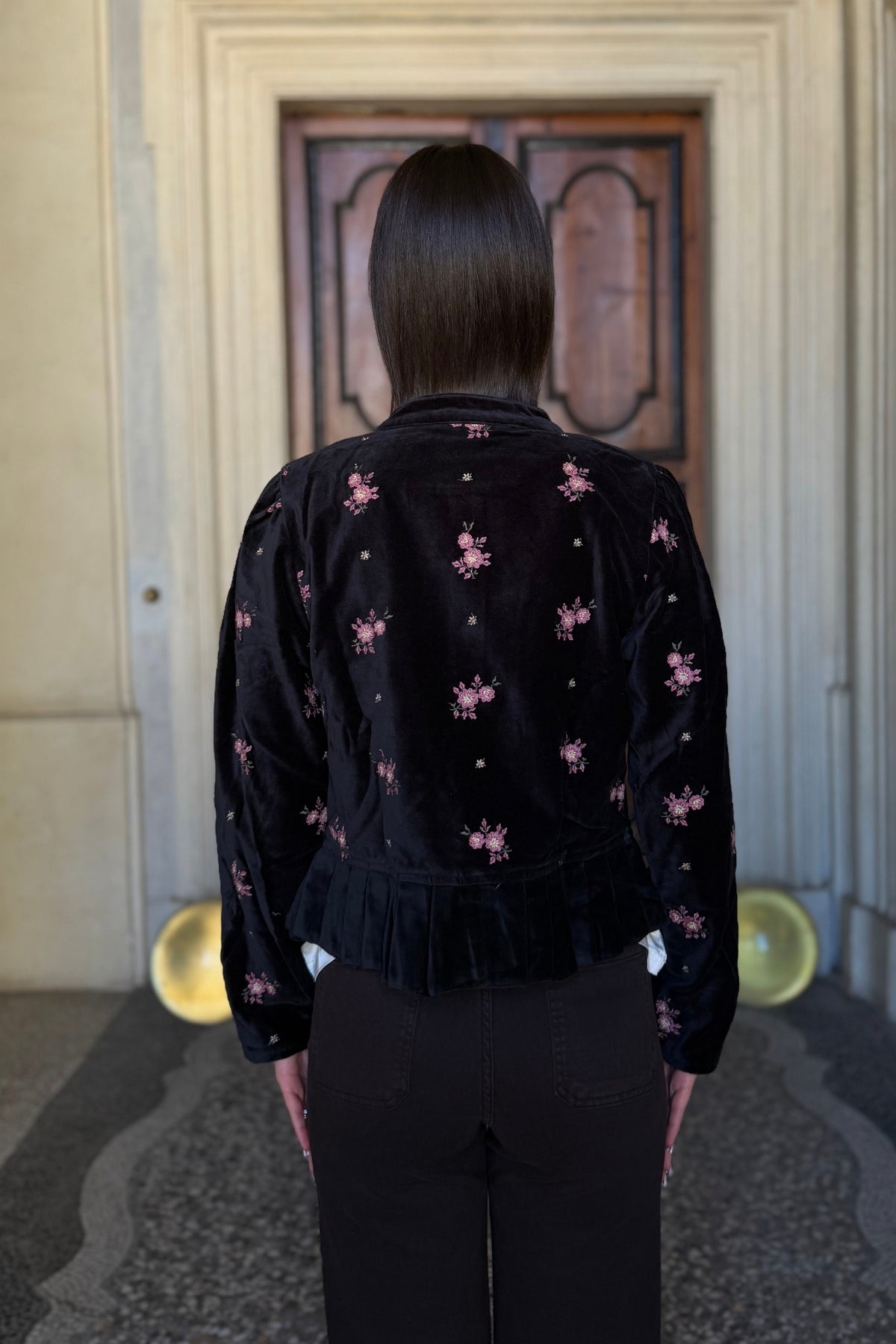 MAISON HOTEL - giacca antoniette - NIGHT ROSES