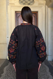 MAISON HOTEL - blusa robin - CHARCOAL