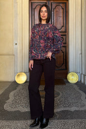MAISON HOTEL - blusa arleen - DEEP PURPLE