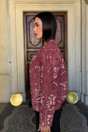 MAISON HOTEL - giacca ishaan - GARNET
