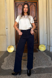 MAISON HOTEL pantalone giulietta NAVY