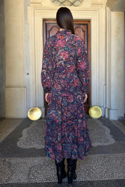 MAISON HOTEL - dress nile - DEEP PURPLE
