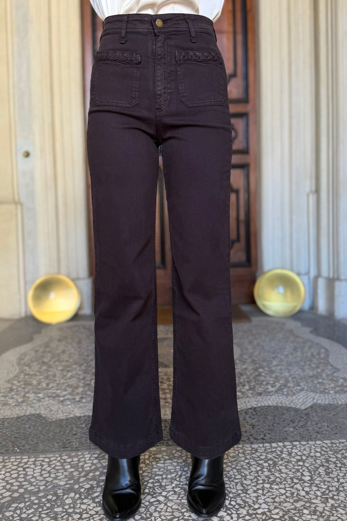 MAISON HOTEL - pantalone giulietta - COFFEE