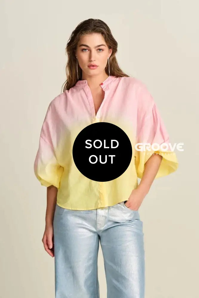 Pom Amsterdam - Blouse Faded Blooming Pink
