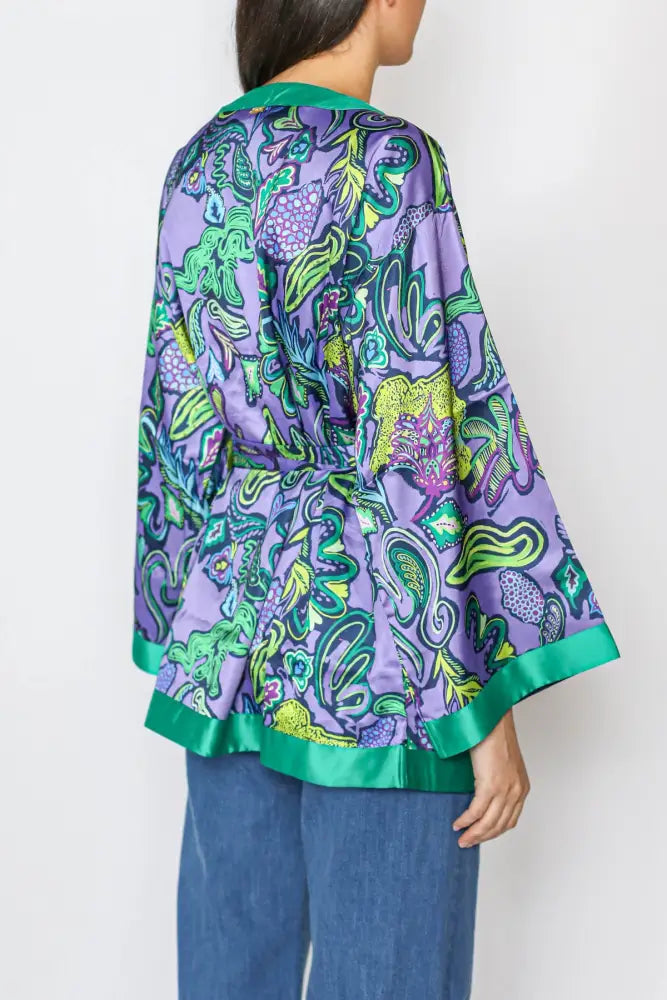 Pom Amsterdam - Kimono Full Glow Purple