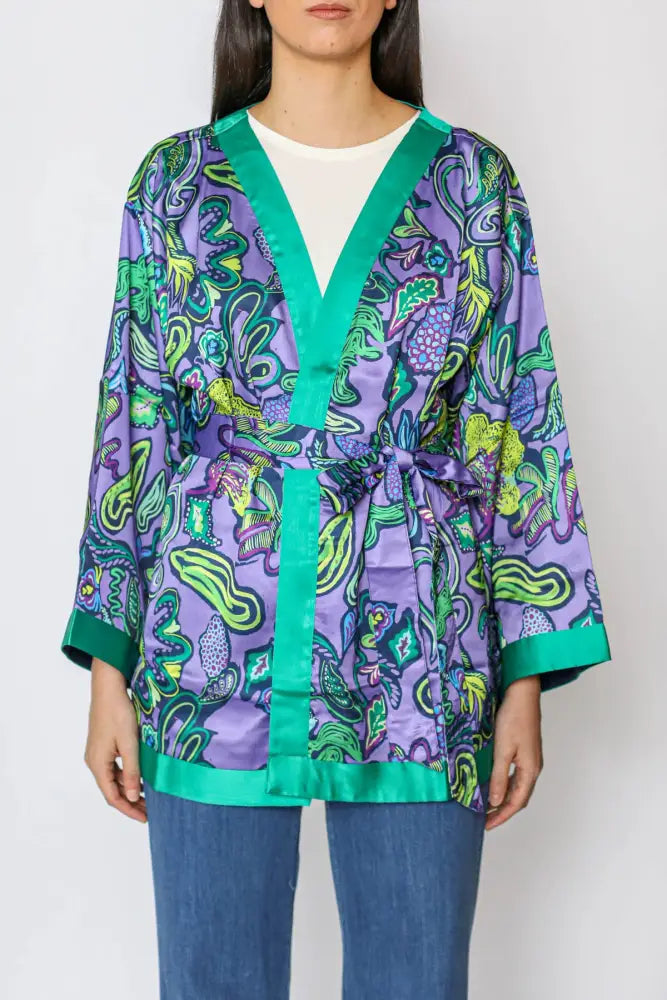 Pom Amsterdam - Kimono Full Glow Purple