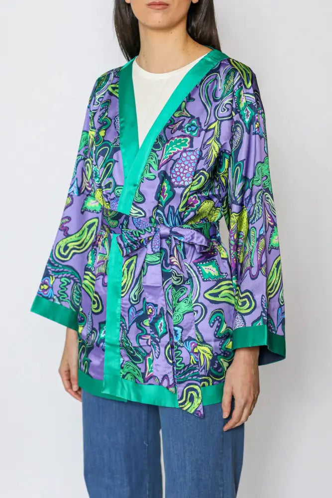 Pom Amsterdam - Kimono Full Glow Purple