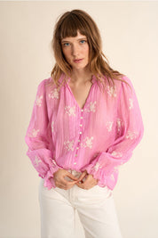 MOLLY BRACKEN - ladies woven shirt - PINK