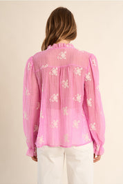 MOLLY BRACKEN - ladies woven shirt - PINK