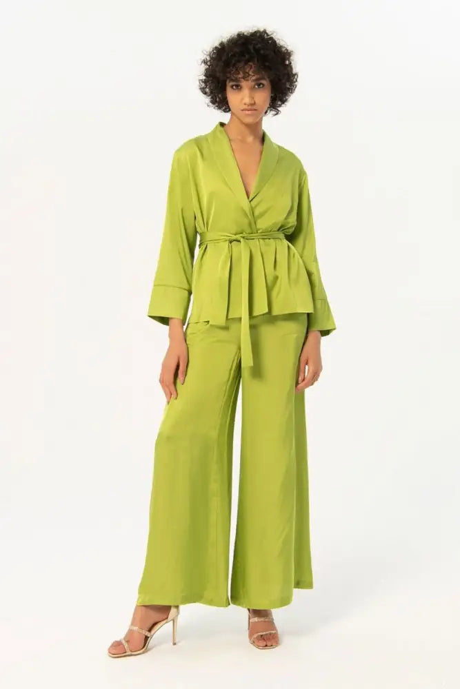 Surkana - Giacca Kimono Verde