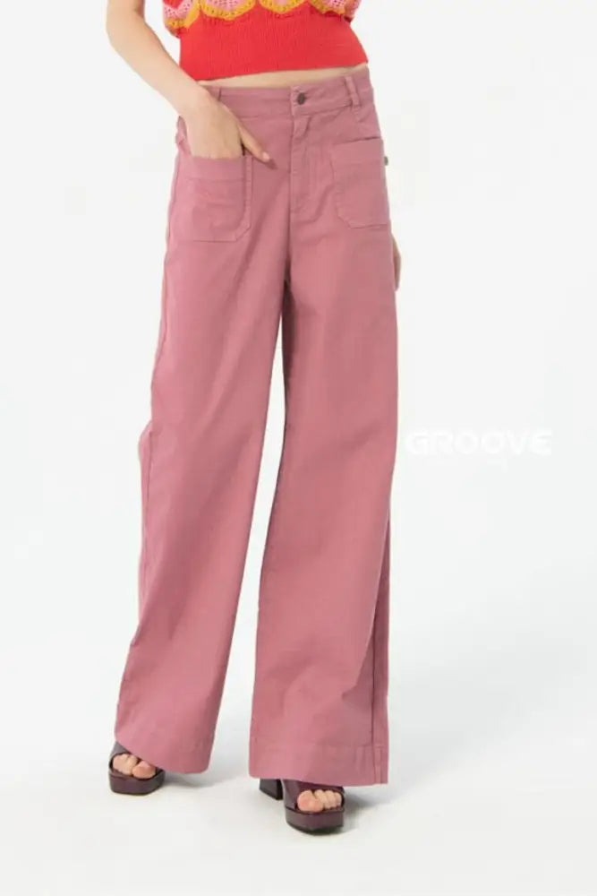 Surkana - Pantalone Esme Rosa Antico
