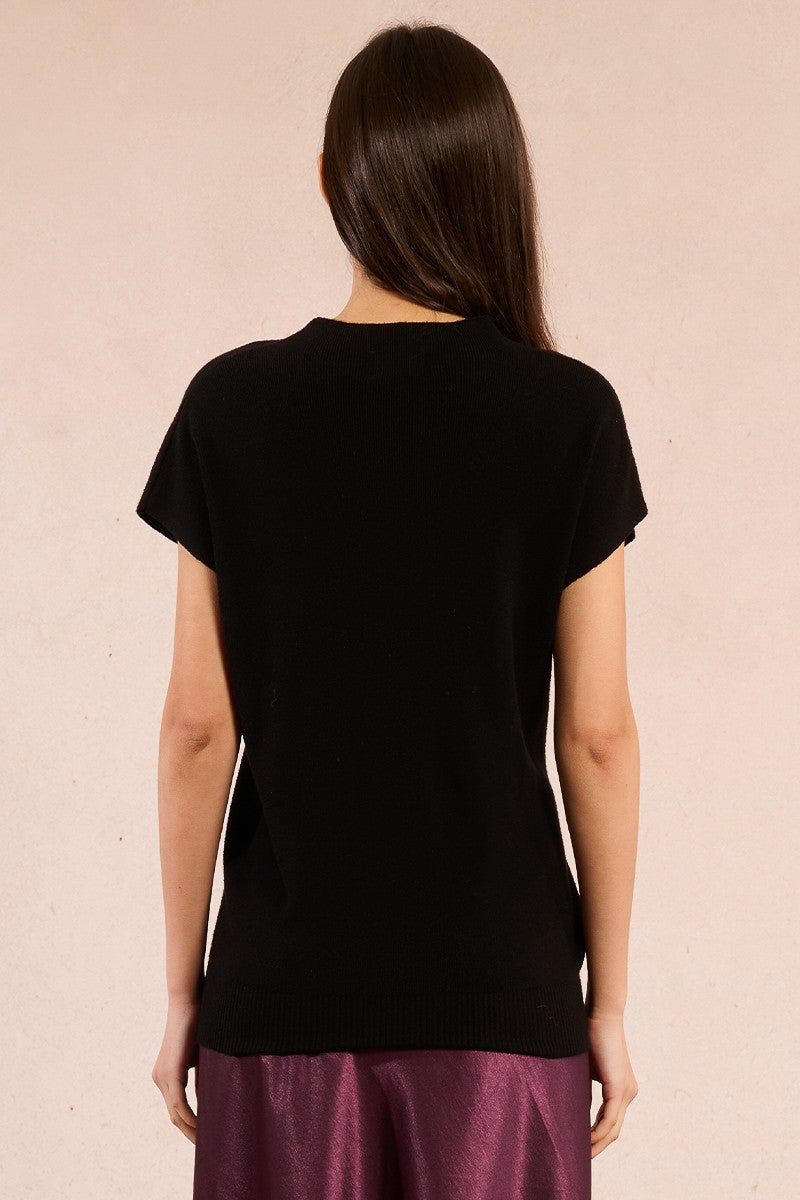 MOLLY BRACKEN - maglia - BLACK