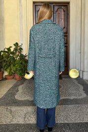 Wu-Side - Cappotto Spigato Ottanio Verde