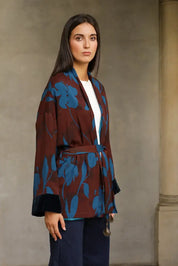 Wu-Side - Giacca Kimono Bruciato