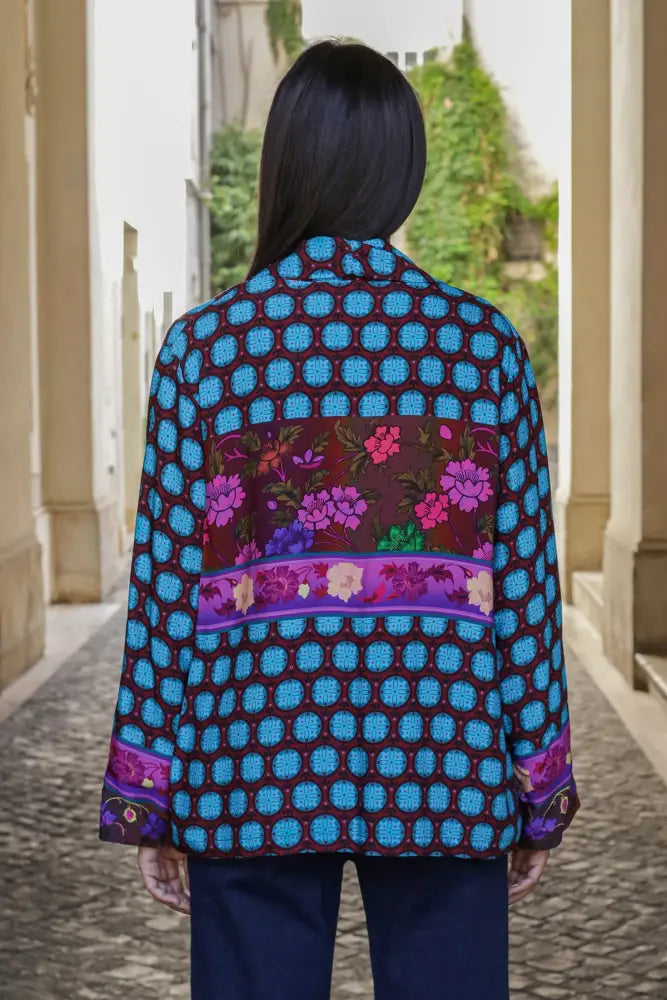 Wu-Side - Giacca Kimono Bruciato