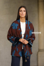 Wu-Side - Giacca Kimono Bruciato