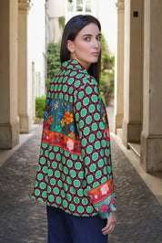 Wu-Side - Giacca Kimono Verde