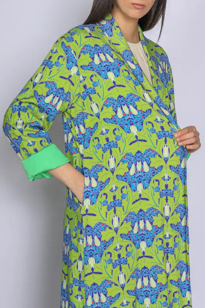 Wu-Side - Kimono Papavero Lime